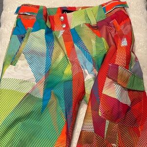 Sunice Multicolor Geometric Ski Pants